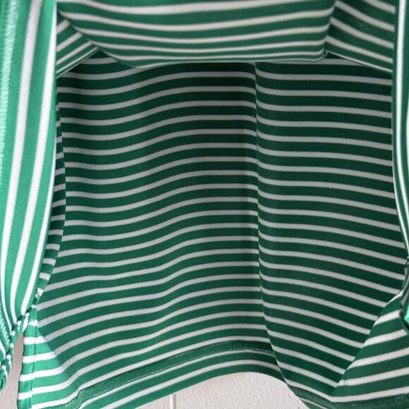 Pinehurst Adidas Polo Shirt Mens Small Green Stripe Golf Performance BC6587 - Picture 12 of 12